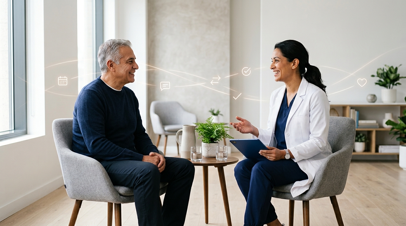 healthcare CRM conversation